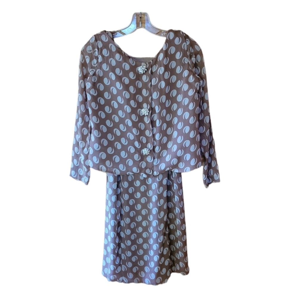 1950s Dress & Front Snap Down‎ Jacket